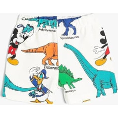 Koton Mickey Mouse Shorts, Ecru design