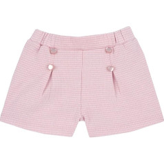 Chicco, Dusky Pink Micro Check Baby Shorts