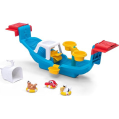 Step2 Nautical Rain Showers Bath Boat Bath Toy Water Toy for Bathtub Boat Includes Accessories for Children from 2 Years