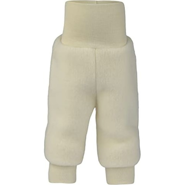 Engel Natur, Merino Fleece Trousers, 100% Wool (kbT), Machine Washable (Natural, 50-56)