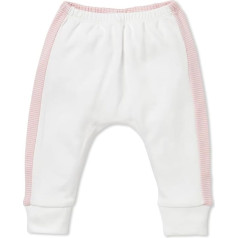 Mori Baby Boys and Girls Yoga Pants - Organic Cotton Unisex Infant Harem Style Bottoms with Elastic Waist and Back Pocket