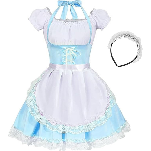 Women Costume for Women French Maid Costume Anime Cosplay Party Maid Outfit for Women