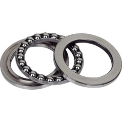 51136 Flat Thrust Ball Bearing, Inner Diameter 180 mm, Outer Diameter 225 mm, 1pc