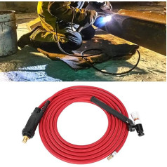 NP17 TIG Torch 4M Welding Torch Set, TIG Welder Argon Arc Soldering Tool, Portable Lightweight TIG Welding Torch Welding Gun, Labor Saving