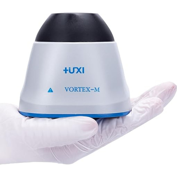 +UXI Vortex Mixer, Mini Vortex Mixer, Vortex Shaker, Vortexer 3000 rpm, 80 ml, Laboratory Mix for Nail Polish, Tattoo Shop, Eyelash Glue and Acrylic Paint Mix, Test Tubes and Beauty