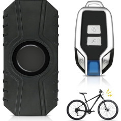 Wireless motorcycle bicycle alarm, 113 dB bicycle alarm system with remote control, anti-theft bicycle alarm, bicycle alarm system for bicycle, door, motorcycle, car, scooter