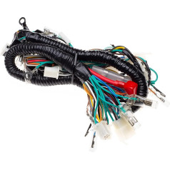 Universal Motorcycle Wiring Harness Loom Kit Cable Bicycle Scooter Quad ATV Moped