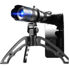 Apexel HD 20-40X Mobile Phone Telescope Zoom Lens Telephoto Lens for Cell Phone with Tripods for iPhone 12 Pro Huawei P40 Samsung and More