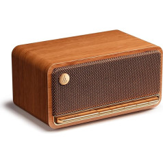 Edifier MP230 - Portable Bluetooth Speaker in Retro Design, Wireless Playback via Bluetooth, AUX and Micro SD Card | Brown Wood