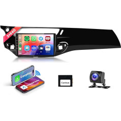 Podofo Carplay Car Radio for Citroën C3/MK2SC 2009-2016, 9 Inch Touchscreen Car Radio 2G + 64G with Wireless A-pple Carplay Android Car, Bluetooth/GPS/WiFi/FM/RDS/SWC/HiFi/USB+Reversing Camera
