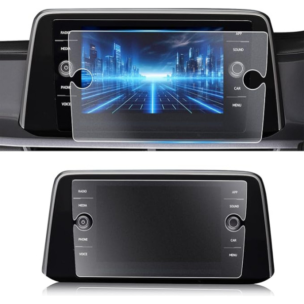 CDEFG Compatible with VW Passat B8 GTE Variant Alltrack 2018-2022 2023 8 Inch Navigation Screen Protector Anti-Fingerprint GPS Matte Tempered Glass Screen Protector B8 Variant 2024 Accessories (8