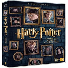 Warner Bros Harry Potter The Complete Collection of 8 Movies (8 Discs) - DVD - Old English