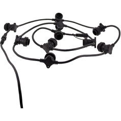 Xanlite Gaïa Fairy Lights without Bulb Black Cable