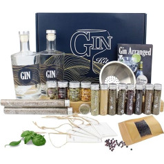 L&G® Gin Set - Spice and Accessory Set for Personalised Creations, Ideal Unique Gift for Christmas, Birthday or Valentine's Day, Unparalleled DIY Tasting Experience