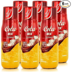 Gut & Günstig Drinks Syrup Cola Mix 500 ml Makes Approx. 12 Litres (Pack of 6)