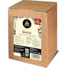 Klimmek Premium Organic Vegetable Juice, Ideal for Fasting, No Sugar, 3 L Bag in Box