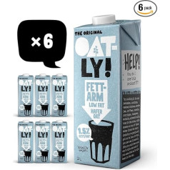 Oatly Oat Drink 1.5% Fat - Pack of 6 (6 x 1 Litre)