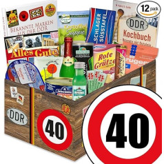 ostprodukte-versand Speciality Basket / DDR Box XXL Birthday 40 / Gift Set Woman