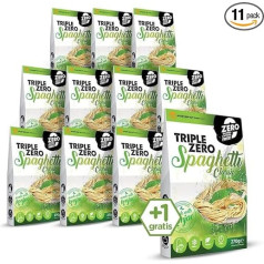 Forpro CarbControl 10+1 Free Pack Spaghetti - Healthy, Low Carbohydrate, Low Calorie Konjac Noodles - Fully Cooked and Ready to Eat - Keto, Gluten Free, Vegan and Paleo Friendly