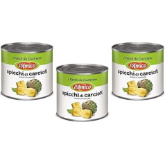 D'Amico Carciofi a Spicchi Artichokes in Wedges 2500 g Tub Pack of 3