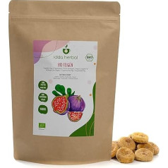 Organic Figs Dried (1 kg), Whole Dried Figs from Organic Growing, 100% Natural and Pure, Ready-to-Eat Fruit Snack, Vegan
