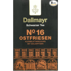 Dallmayr Black Tea No. 16 East Frisian Small Leaf Mix, Pack of 8 (8 x 100 g)