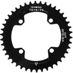 Aramox Chainring, BCD 104 mm, 40 Teeth, 42 Teeth, Narrow Wide Chainring, Single Chainring for Crankset, AM/XC Bicycle Chainring
