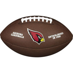 Wilson American Football NFL Team Logo Official Size Mixed Leather