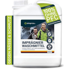 simprax® Textile Wash-in Impregnation Made in Germany – Climate Neutral Impregnating Agent Environmentally Friendly Washing Impregnation for Functional and Outdoor Textiles Gore-Tex Washing Machine or