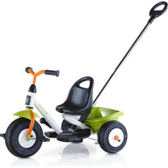 Kettler Startrike Air Tricycle I Robust Children's Tricycle with Pneumatic Tyres I Adjustable Push Bar I Tilting Container I Footplate I High Tilt Safety, from 2 Years
