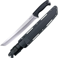 Cold Steel Knives Warcraft Tanto 13SSC Fixed Blade Black GFN Stainless Knife