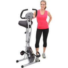 EXERPEUTIC Klappbarer Heimtrainer mit Magnetbremssystem & Handpulsmessung