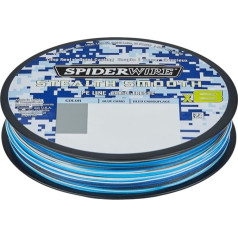 Spiderwire Stealth Smooth 8 New 2020, 300 m, Blue Camo, 8-Way Braided Line with Micro Coating, 0.06 mm - 0.39 mm, 5.4 kg - 46.3 kg (300, 0.23 mm - 23.6 kg)