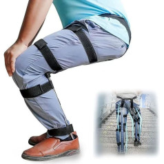 Invisible Seat Leg Brace Magic Stool, Portable Chair, Exoskeleton Float, Adjustable, Chairless, Outdoor, Camping, Fishing, Subway Stool, Up to 330 Pounds Carry