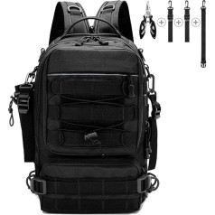 Meprona Fishing Tackle Backpack 2 (Black)