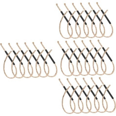 BESPORTBLE 24 Sätze Sicherung zündschnurr fuseta Feuerstarter für Picknick überlebensseil Outdoor zubehör Survival-Dochtschnur Feuerzünder Seile Überlebens-Hanfseil-Feuerzeuge ，