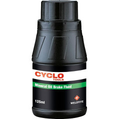 Cyclo Tools Mineralöl-Bremsflüssigkeit, schwarz, 7 x 7 x 10 cm