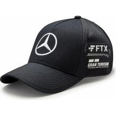 Mercedes AMG Petronas Formula One Team - Official Formula 1 Merchandise - Lewis Hamilton 2022 Team Trucker Cap