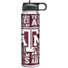 Rico Industries NCAA Texas A&M Aggies Edelstahlbecher mit Deckel, 625 ml, ideal für Kaffee, Tee, Wasser oder Cocktails