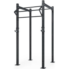 ATLETICA R8 Magma | Outdoor Power Rack | Hot-Dip Galvanised | Especially for Outdoor Training | Modular Expandable | J-Hooks and Pull-Up Bar