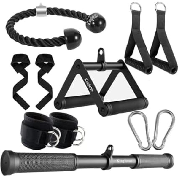Kinglotus Cable Machine Accessories Home Gym Triceps Accessories Lat Pull Down Attachment
