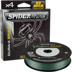 Spiderwire Filo da Pesca Dura 4 Green 0.25mm 300m Trecciato PE Dyneema Mare Spinning Surfcasting Carpfishing