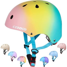 CELOID Kids Bicycle Helmet, Toddler Skateboard Helmets for Kids Age 2-3-5-8-14 Years Boys Girls Adjustable Multisport Bicycle Skateboarding Football Scooter Roller Blade