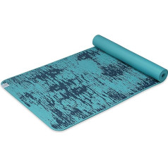 Gaiam Yoga Mat 6mm Insta Grip Extra Thick & Dense Textured Non-Slip Yoga Mat for All Types of Yoga and Floor Workouts, 68