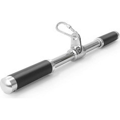 Luwint Ultra Heavy Duty Steel Cable Fasteners, Cable Row Handle/Straight Bar