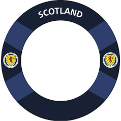 Darts Corner Scotland Dartboard Surround | Officially Licensed Scotland St Andrews Cross | Navy (SU168)