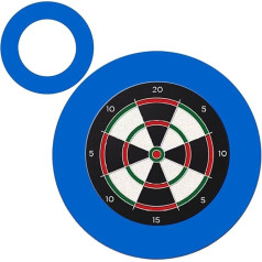 Ruhnjyg Dartscheiben-Schutzring,Dartscheiben-Wandschutz, 5-facher Wandschutz für Dartscheiben, Dartscheiben-Einfassung, Eva-Dartscheiben-Einfassung, Rückseite für 18-Zoll-Dartscheiben für Jungen und