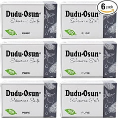 Dudu-Osun Pure (Fragrance-Free) - Black Soap from Africa (6 x 150 g)