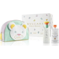 Bvlgari Petits Et Mamans by Bvlgari for Women 3 Piece Gift Set 3.4oz Eau De Toilette Spray 70ml Body Lotion Pouch