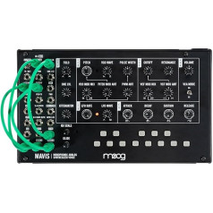 MOOG Mavis Standalone Semi Modular Analog Synthesizer Kit with Keyboard, Analog Oscillator, Filter, Envelope Generator, Wavefolder, Dust Cover